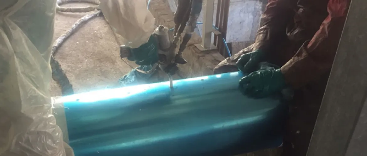 Poliuretano inyectado en planta procesadora
