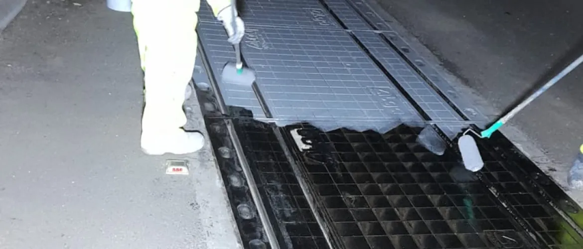Demarcación Vial en Puente Bicentenario
