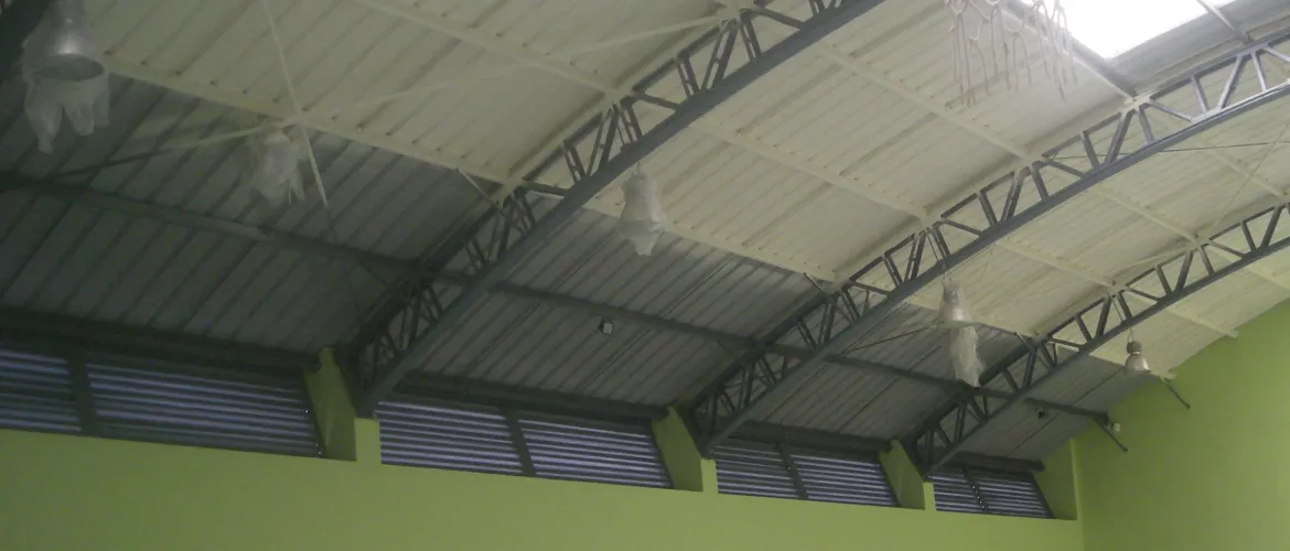 Cubierta gimnasio condensación